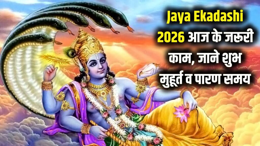 Jaya Ekadashi 2026: आज जया एकादशी पर जरूर करें ये काम, जानें शुभ मुहूर्त और पारण का सही समय 