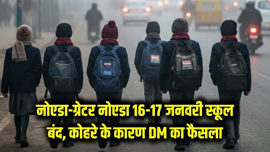 noida schools shut for nursery to class 8 on january 16 and 17 as dense fog and cold wave
