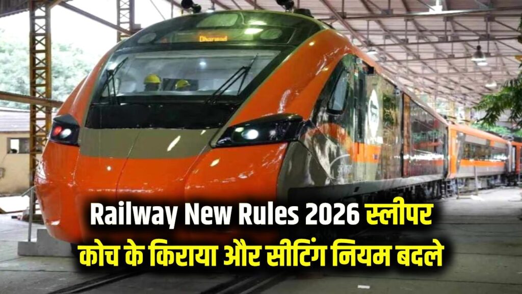 Railway New Rules 2026: वेटिंग और RAC का झंझट खत्म! रातोंरात बदल गया स्लीपर कोच का किराया और सीटिंग नियम; रेल यात्रियों के लिए बड़ी खबर।