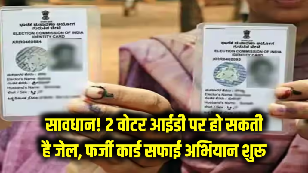 सावधान! अगर आपके पास भी हैं 2 वोटर आईडी, तो हो सकती है जेल; सरकार ने शुरू किया 'फर्जी कार्ड' सफाई अभियान।