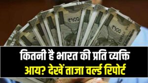 प्रति व्यक्ति आय में पिछड़ा भारत! क्या चीते भेजने वाला देश भी हमसे अमीर है? देखें ताजा वर्ल्ड रिपोर्ट